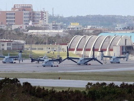 Căn cứ Futenma của Mỹ tại Ginowan, thuộc đảo Okinawa