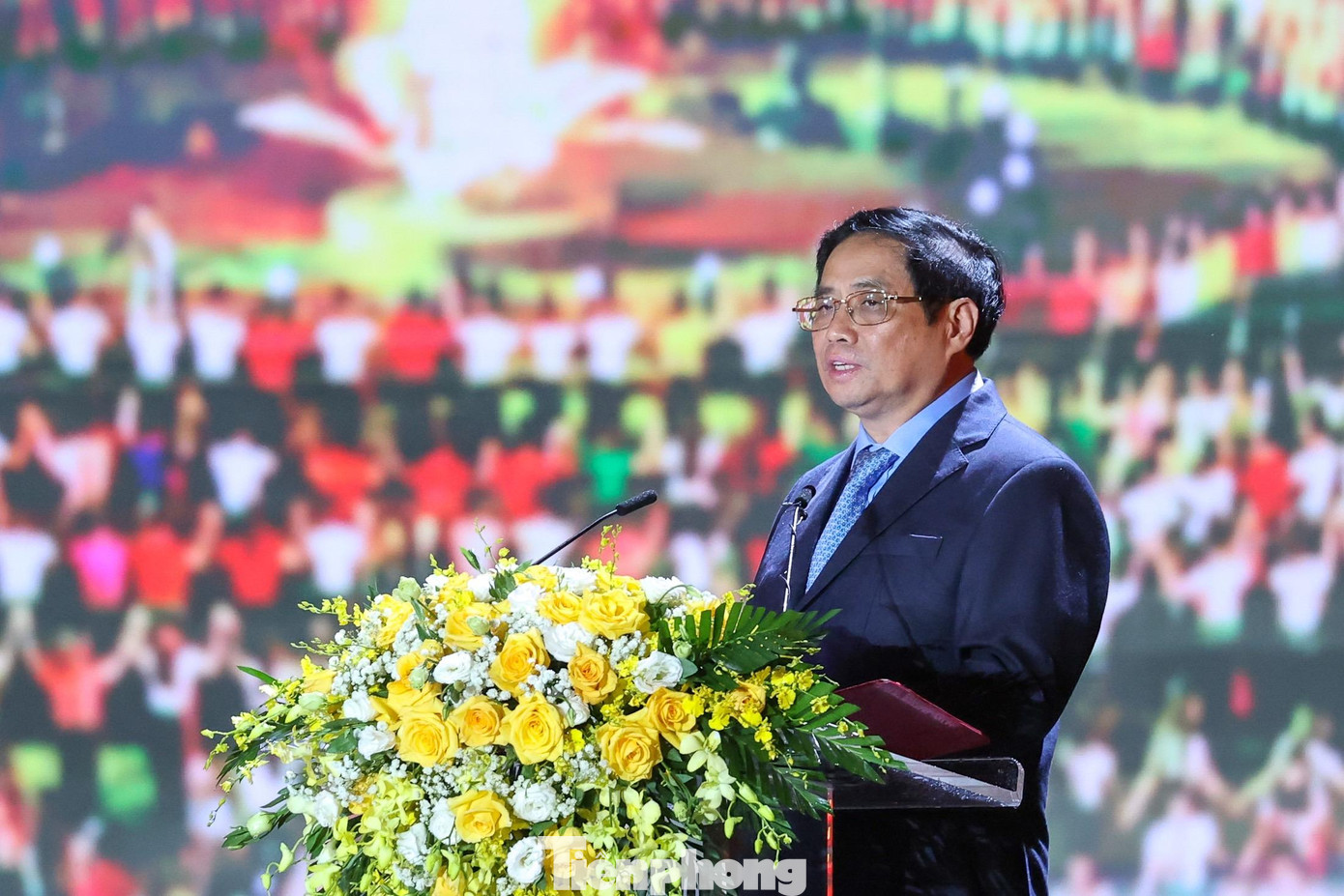 Thủ tướng Chính phủ Phạm Minh Chính phát biểu tại sự kiện UNESCO ghi danh di sản nghệ thuật Xòe Thái. Thủ tướng Chính phủ Phạm Minh Chính phát biểu tại sự kiện UNESCO ghi danh di sản nghệ thuật Xòe Thái.