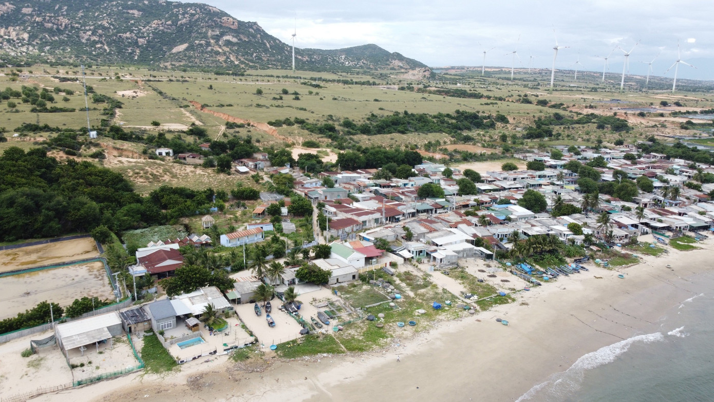 Ninh Thuận sẽ đầu tư xây dựng hạ tầng cho khu vực từng quy hoạch nhà máy điện hạt nhân ở xã Phước Dinh. Ảnh: L.H.