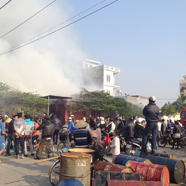 Hải Phòng: Cháy lớn thiêu rụi gần 1000m2 xưởng sản xuất ảnh 4