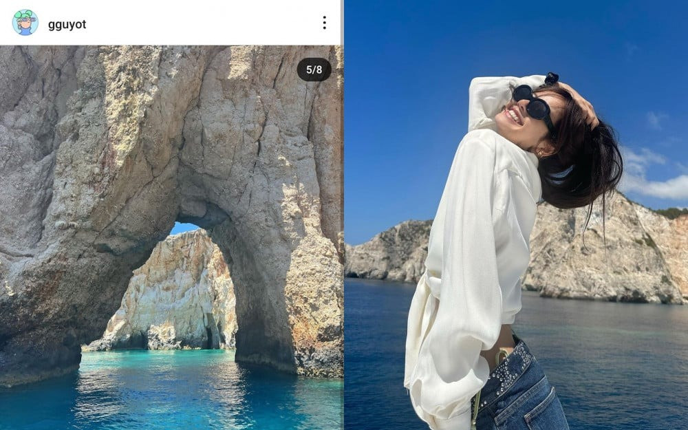 Vợ của Alexandre Arnault và Lisa dường như chụp ảnh cùng một địa điểm. Ảnh: IG.