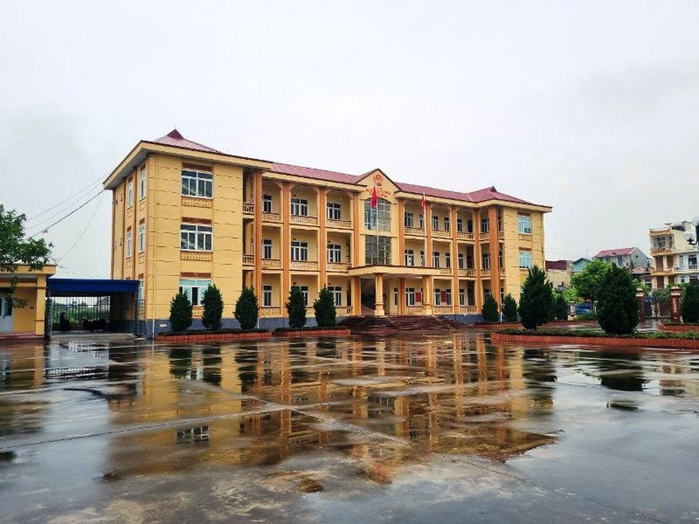 Trụ sở UBND xã Nghĩa Bình, huyện Nghĩa Hưng, tỉnh Nam Định. Ảnh: Dân trí. Trụ sở UBND xã Nghĩa Bình, huyện Nghĩa Hưng, tỉnh Nam Định. Ảnh: Dân trí.