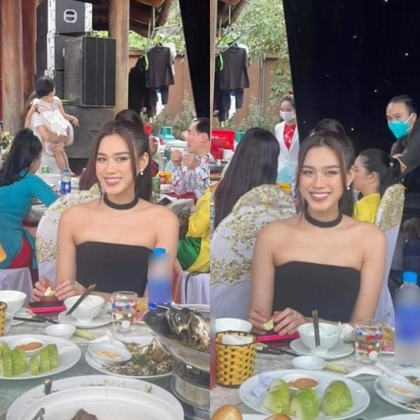 Qua những hình ảnh được chụp bằng camera thường, hoa hậu Đỗ Thị Hà vẫn vô cùng thần thái và xinh đẹp. Với chiều cao vượt trội và đôi chân thon dài, thẳng tắp, hoa hậu Đỗ Thị Hà chiếm trọn spotlight.