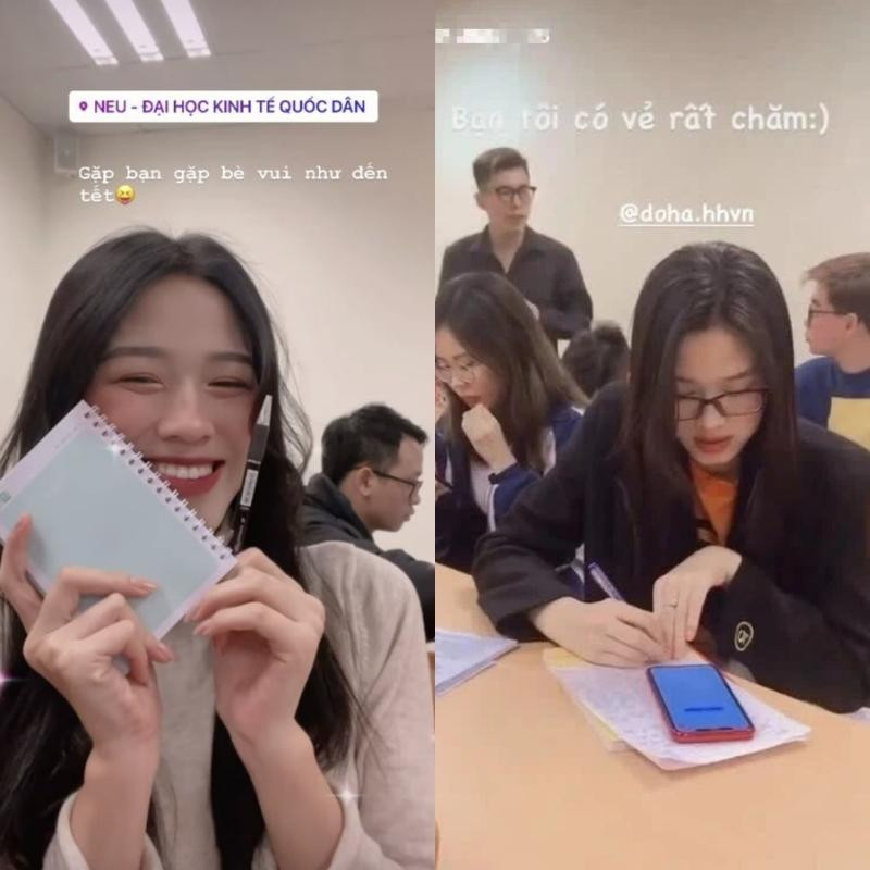 Không có quá nhiều sự khác biệt về trang phục dù là trước hay sau khi Hoa hậu Đỗ Thị Hà đăng quang.