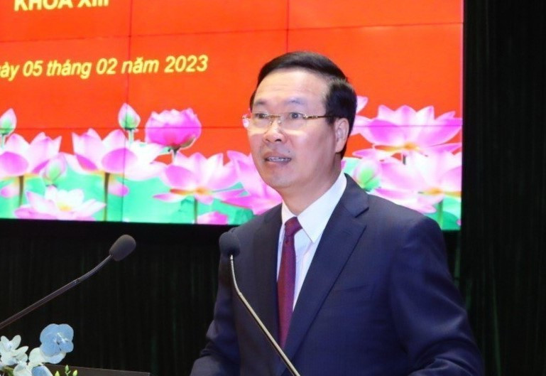 Thường trực Ban Bí thư Võ Văn Thưởng. Ảnh: TTXVN Thường trực Ban Bí thư Võ Văn Thưởng. Ảnh: TTXVN