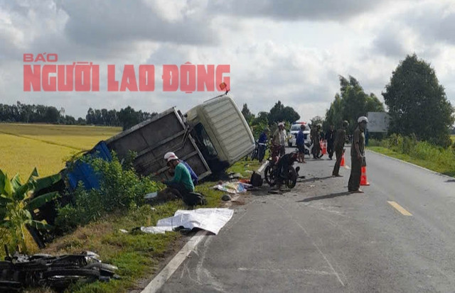 Hiện trường vụ tai nạn chết người