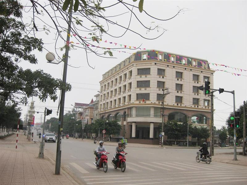 Toà nhà của Phương Linh Hột, nơi ông trùm đặt trụ sở Cty. Ảnh: PV