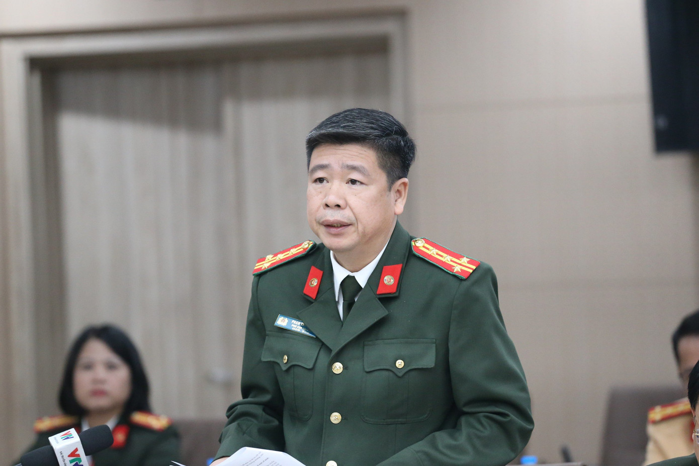 Đại tá Phan Thành Bá, Phó cục trưởng Cục An ninh điều tra Bộ Công an. Ảnh: Phạm Nam