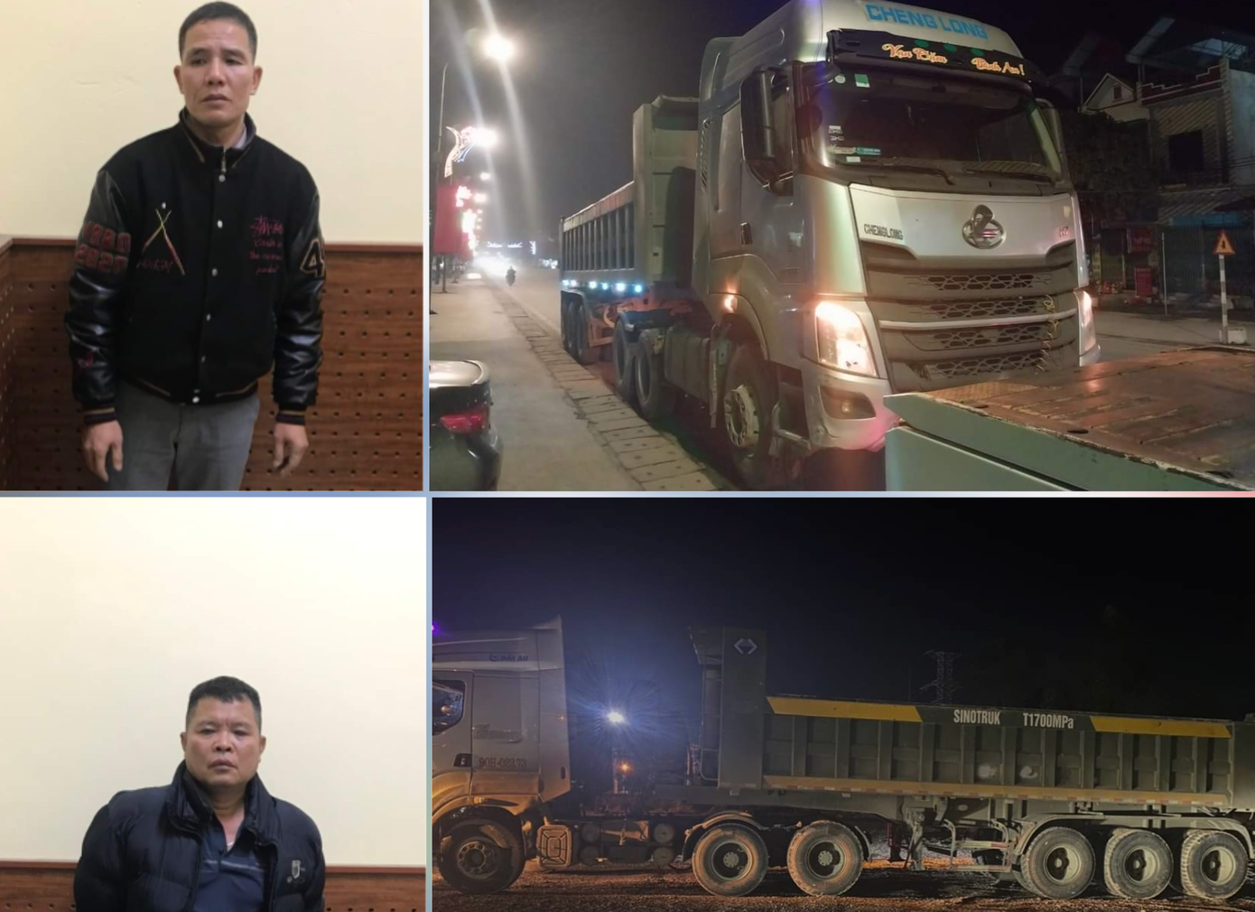 Hai đối tượng cùng tang vật. Hai đối tượng cùng tang vật.