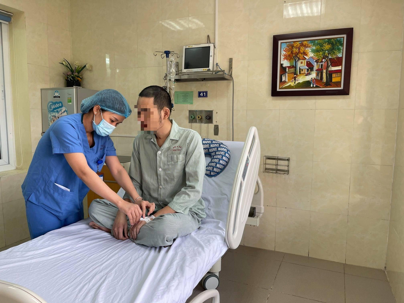 Bệnh nhân hồi phục tốt - Ảnh: Bệnh viện cung cấp