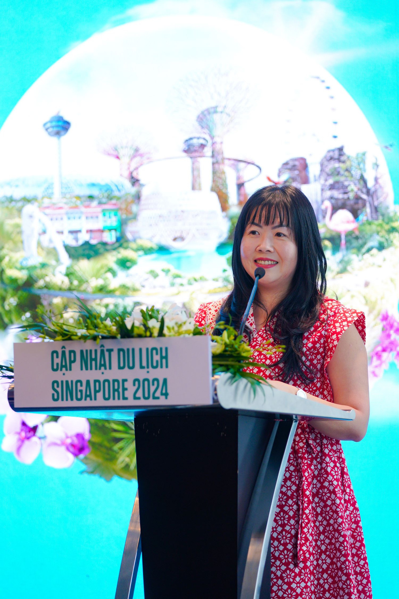 Bà Serene Ng - Trưởng Đại diện STB - kỳ vọng tiếp tục thu hút người Việt tới Singapore. Ảnh: STB.