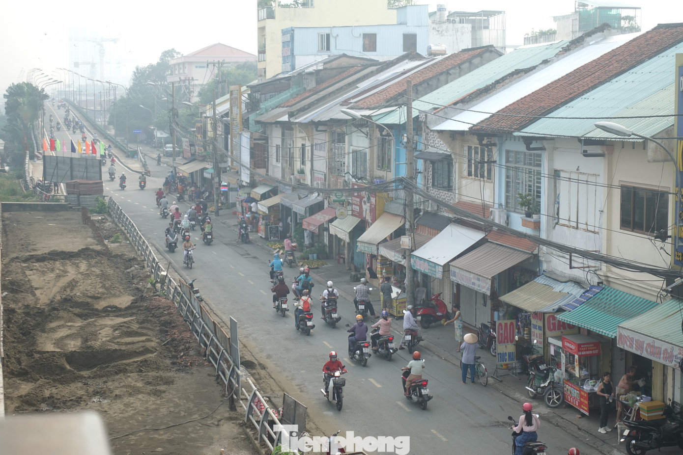 Đường Bình Đông (quận 8) vào sáng 11/10.