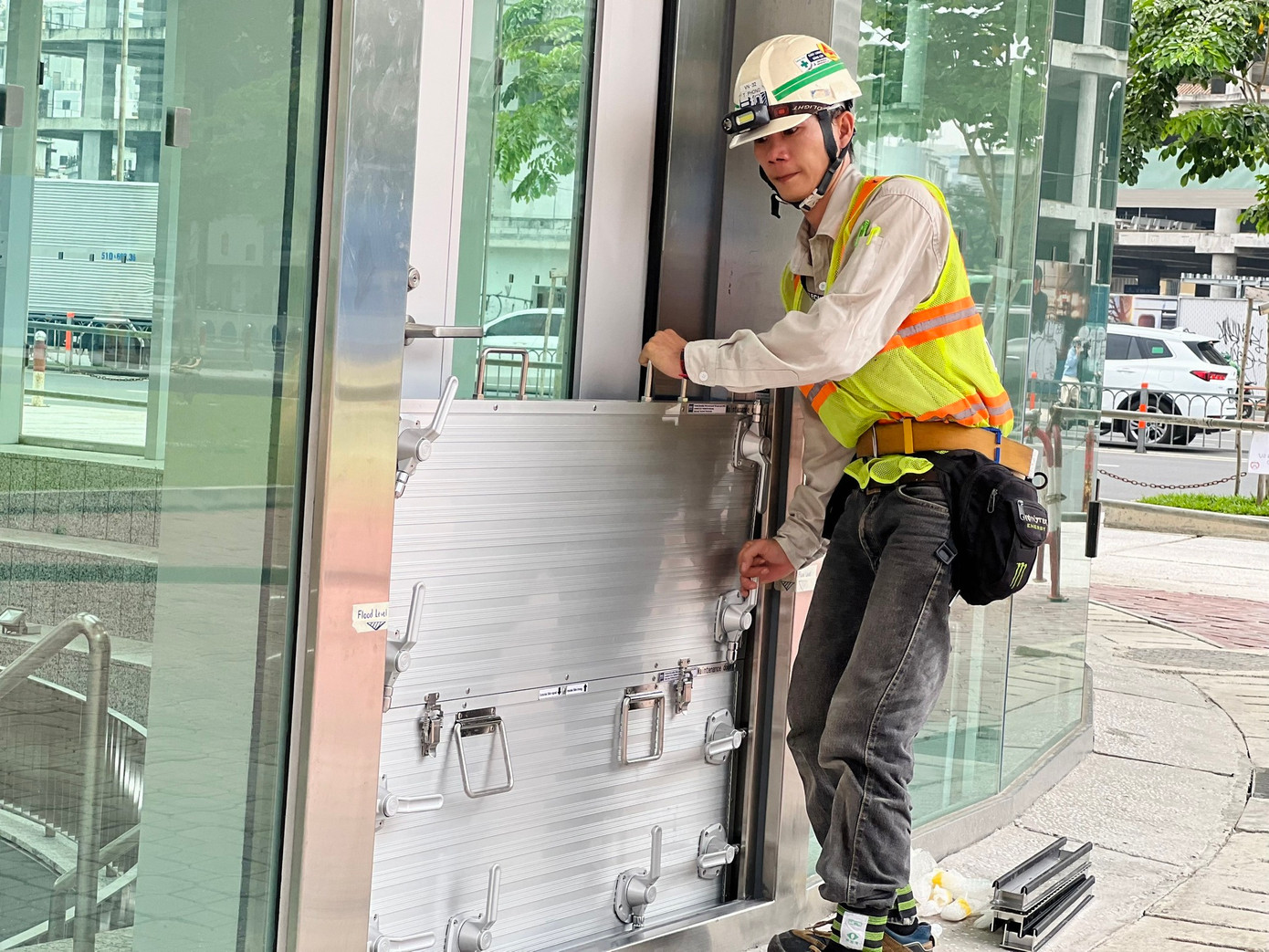 Theo chủ đầu tư dự án, các tiêu chuẩn thiết kế ngăn nước này tương đồng với thiết kế tại các nhà ga ngầm ở Nhật Bản. Ảnh: MAUR