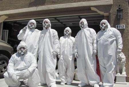 Nghề dọn dẹp hiện trường thảm kịch và tội ác đòi hỏi người có tinh thần thép. Ảnh: Barcroft Media