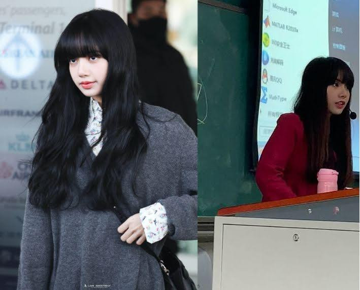 Lisa (bên trái) và cô Tang (bên phải) Lisa (bên trái) và cô Tang (bên phải)