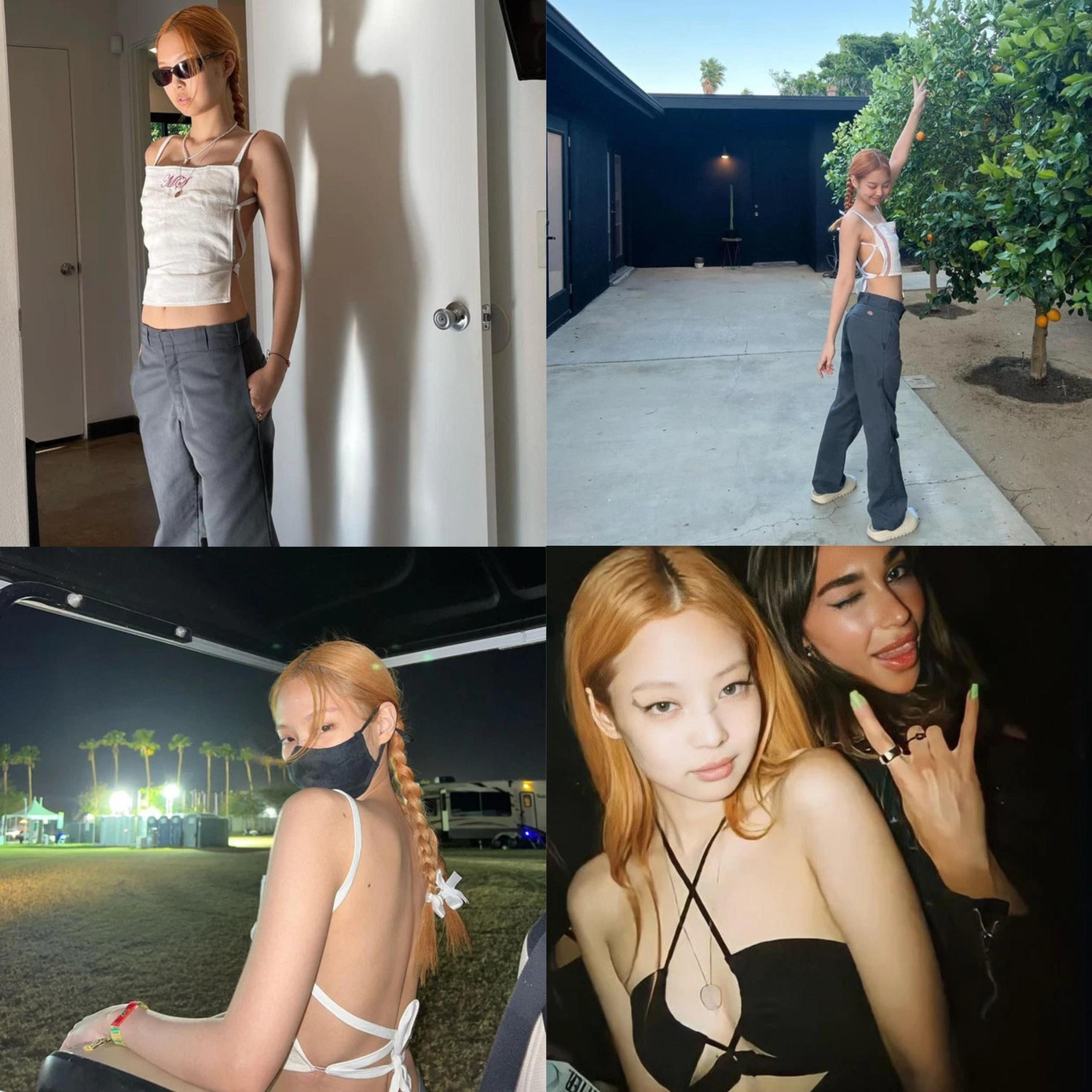 Jennie cực 'cháy' trên đất Mỹ. Jennie cực 'cháy' trên đất Mỹ.