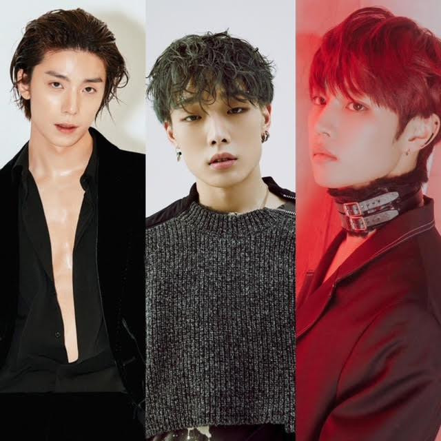 Lần lượt từ trái sang: Hwiyoung (SF9), Bobby (iKON) và Sunwoo (THE BOYZ) Lần lượt từ trái sang: Hwiyoung (SF9), Bobby (iKON) và Sunwoo (THE BOYZ)