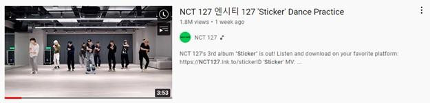 Lượng views chênh lệch đáng kể giữa "Sticker" và "Lemonade"