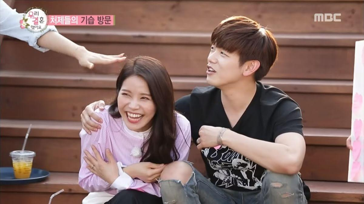 Eric Nam và Solar trong We Got Married.