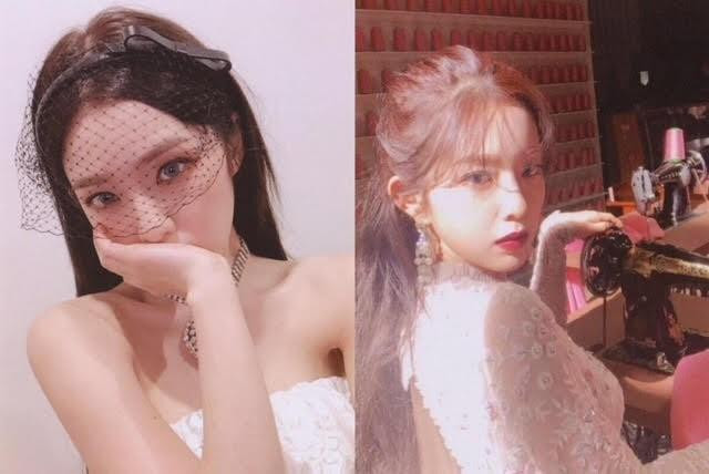 Hai chiếc photocard của Irene trong album 'The Reve Festival Finale'