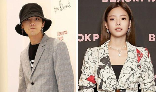 G-Dragon (BIGBANG) và Jennie (BLACKPINK). G-Dragon (BIGBANG) và Jennie (BLACKPINK).