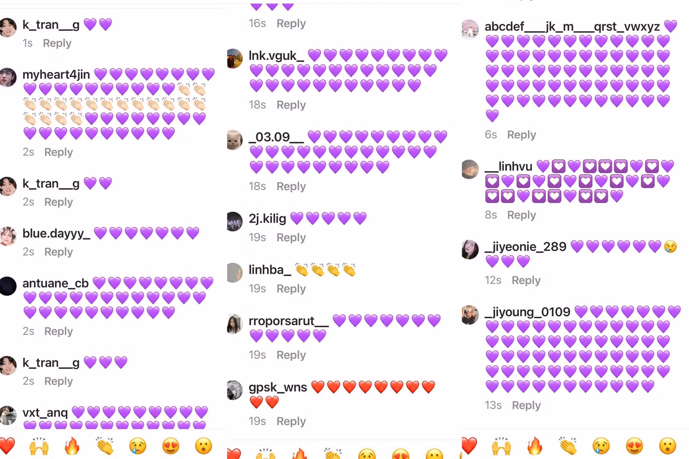 Hiện các A.R.M.Y – cộng đồng fan hâm mộ của BTS đang tích cực đẩy bình luận tích cực trở lại trên Instagram của nhóm.