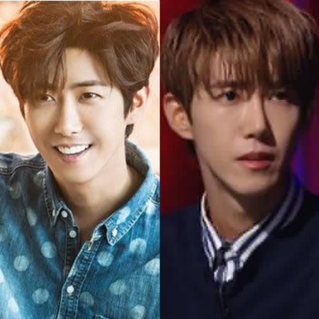 KwangHee trước và khi đang niềng răng. KwangHee trước và khi đang niềng răng.