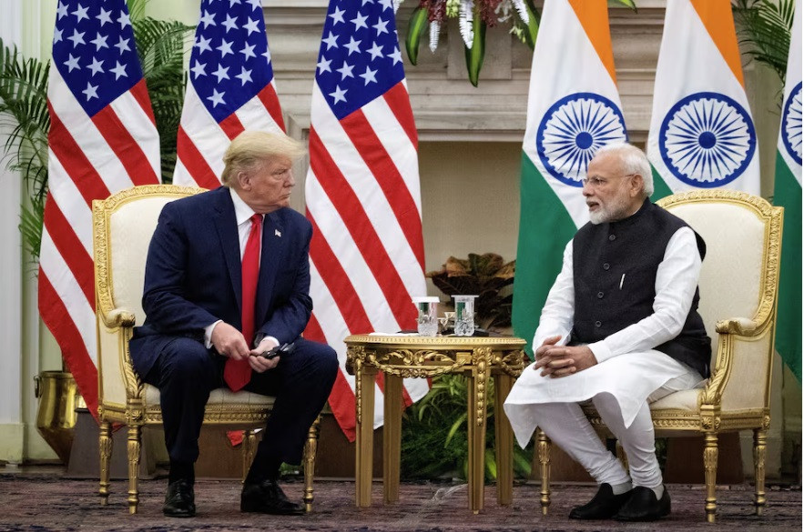 Thủ tướng Ấn Độ Narendra Modi tiếp Tổng thống Trump thăm New Delhi, năm 2020. (Ảnh: Reuters) Thủ tướng Ấn Độ Narendra Modi tiếp Tổng thống Trump thăm New Delhi, năm 2020. (Ảnh: Reuters)