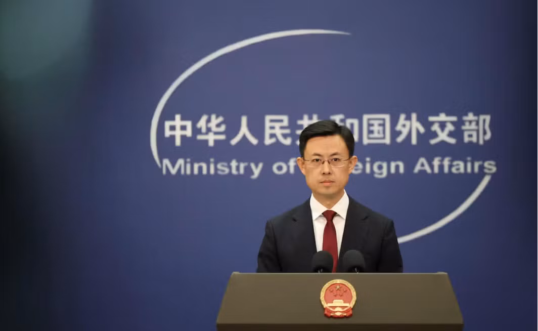 Người phát ngôn Bộ Ngoại giao Trung Quốc Quách Gia Khôn. (Ảnh: Reuters)