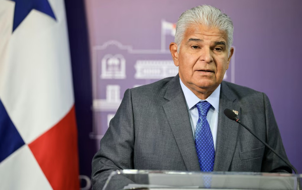 Tổng thống Panama Jose Raul Mulino. (Ảnh: Reuters) Tổng thống Panama Jose Raul Mulino. (Ảnh: Reuters)
