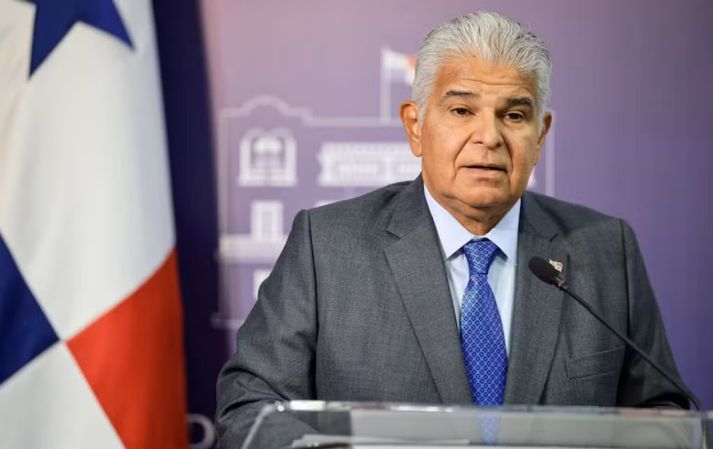 Tổng thống Panama Jose Raul Mulino. (Ảnh: Reuters) Tổng thống Panama Jose Raul Mulino. (Ảnh: Reuters)