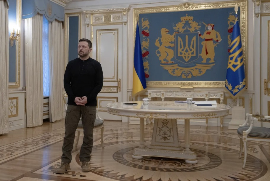 Tổng thống Ukraine Volodymir Zelensky. (Ảnh: Bloomberg) Tổng thống Ukraine Volodymir Zelensky. (Ảnh: Bloomberg)