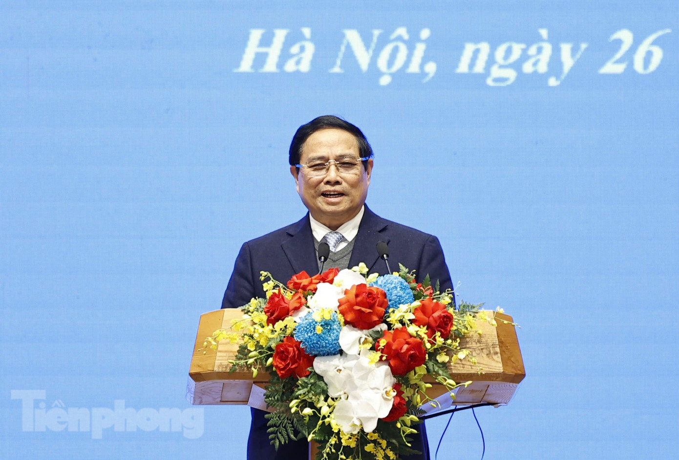 Thủ tướng Phạm Minh Chính phát biểu tại cuộc họp báo chung với Thủ tướng New Zealand. (Ảnh: Như Ý) Thủ tướng Phạm Minh Chính phát biểu tại cuộc họp báo chung với Thủ tướng New Zealand. (Ảnh: Như Ý)