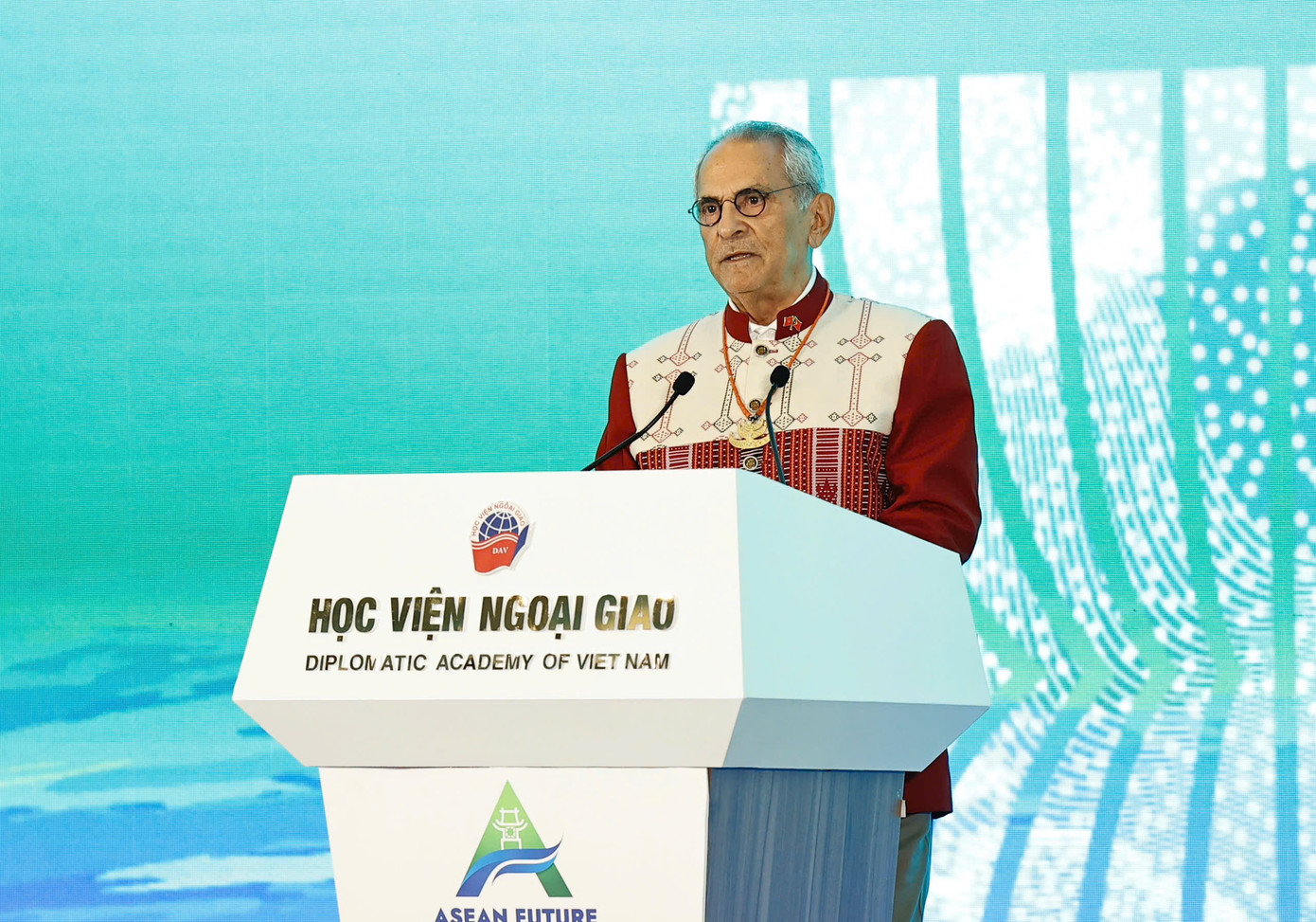 Tổng thống Timor Lester Jose Ramos-Horta phát biểu tại Diễn đàn Tương lai Asean. (Ảnh: Như Ý)