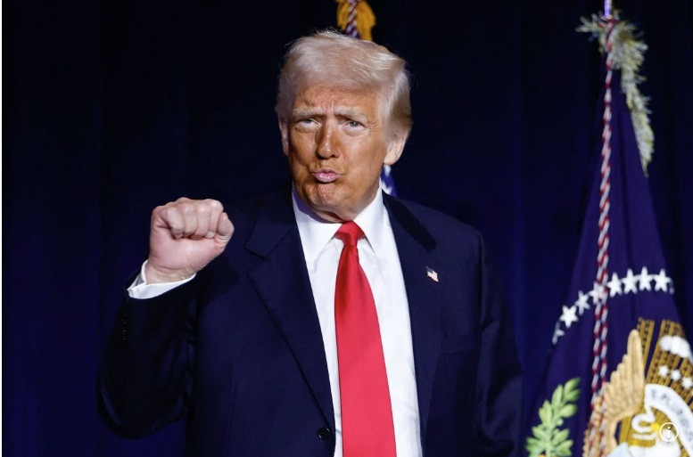 Tổng thống Mỹ Donald Trump. ̣(Ảnh: AP)