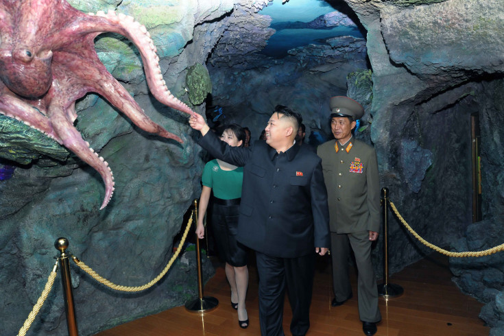 Tân lãnh đạo Triều Tiên Kim Jong Un cùng phu nhân đến thăm khu giải trí Rungna ở Bình Nhưỡng