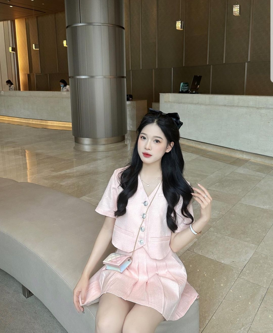 Quỳnh Anh sinh năm 2005 với ngoại hình xinh đẹp và đáng yêu. (Ảnh: @wyn.anh)