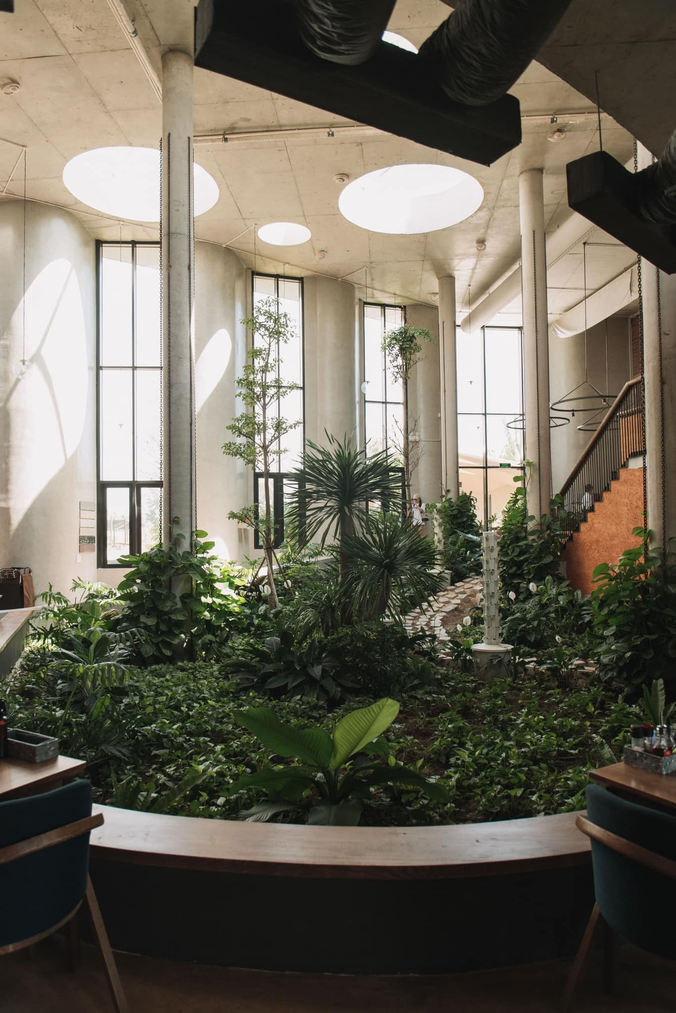 Không gian phía trong cũng vô cùng xanh! (Ảnh: Aaron Nguyen) Không gian phía trong cũng vô cùng xanh! (Ảnh: Aaron Nguyen)