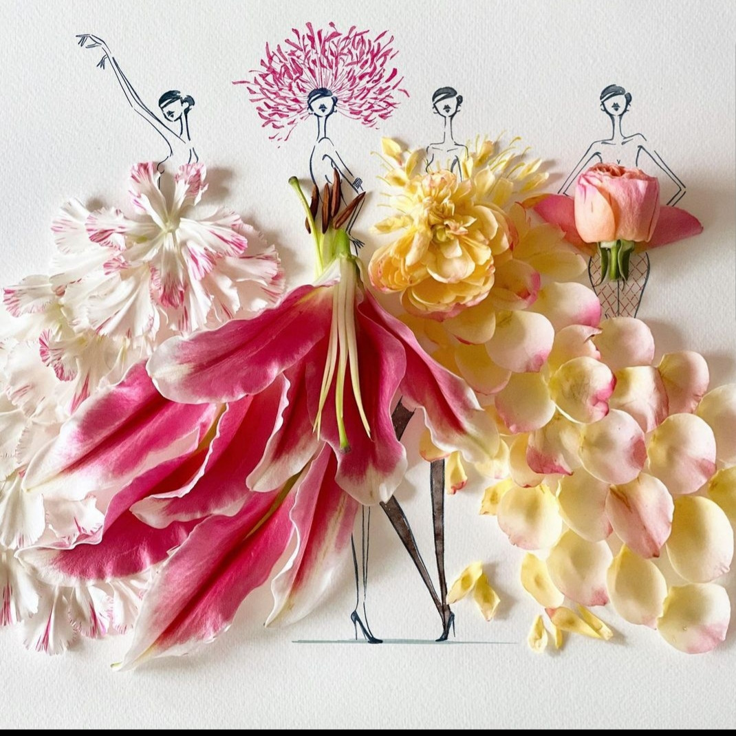 Bộ sưu tập váy hoa “đốn tim” các netizen. (Ảnh: Jae Suk Kim)