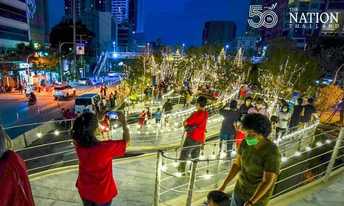 Không chỉ là địa điểm sống ảo, công viên còn là không gian xanh phục vụ người dân. (Ảnh: The National Thailand) Không chỉ là địa điểm sống ảo, công viên còn là không gian xanh phục vụ người dân. (Ảnh: The National Thailand)