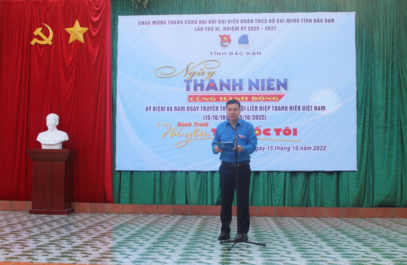 Một số địa phương đã phát động Ngày thanh niên cùng hành động. (Ảnh: Huyền Thương/ Báo Bắc Kạn Online)