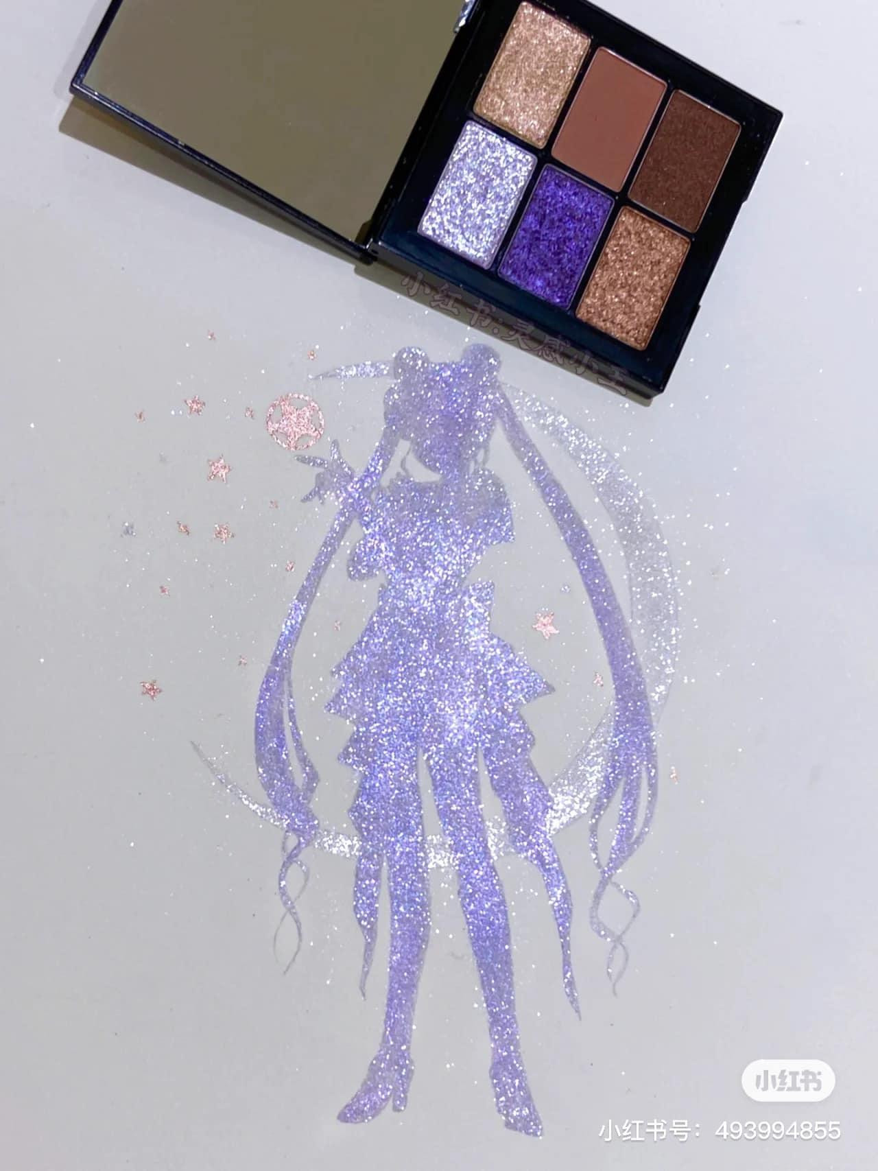 Không ai nghĩ chỉ với một món đồ make-up lại có thể tạo nên những tác phẩm mãn nhãn như vậy! (Ảnh: Weibo Việt Nam)