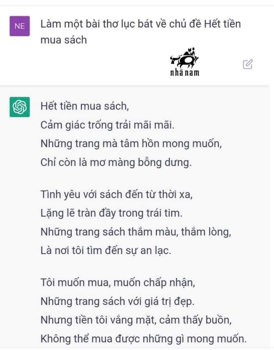 Không gì là có thể làm khó được ChatGPT.