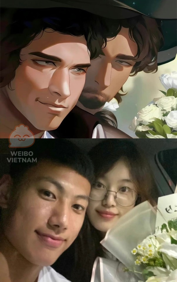 AI biến tôi trở thành nữ phụ đam mỹ lúc nào không hay. (Ảnh: Fanpage Weibo Việt Nam)