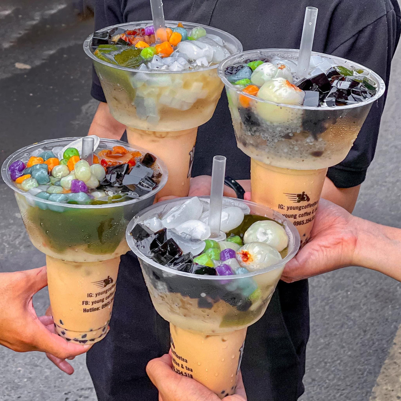 Thử ngay phiên bản mới vô cùng độc đáo của ly 2 tầng nào! (Ảnh: Minh Nhựt)