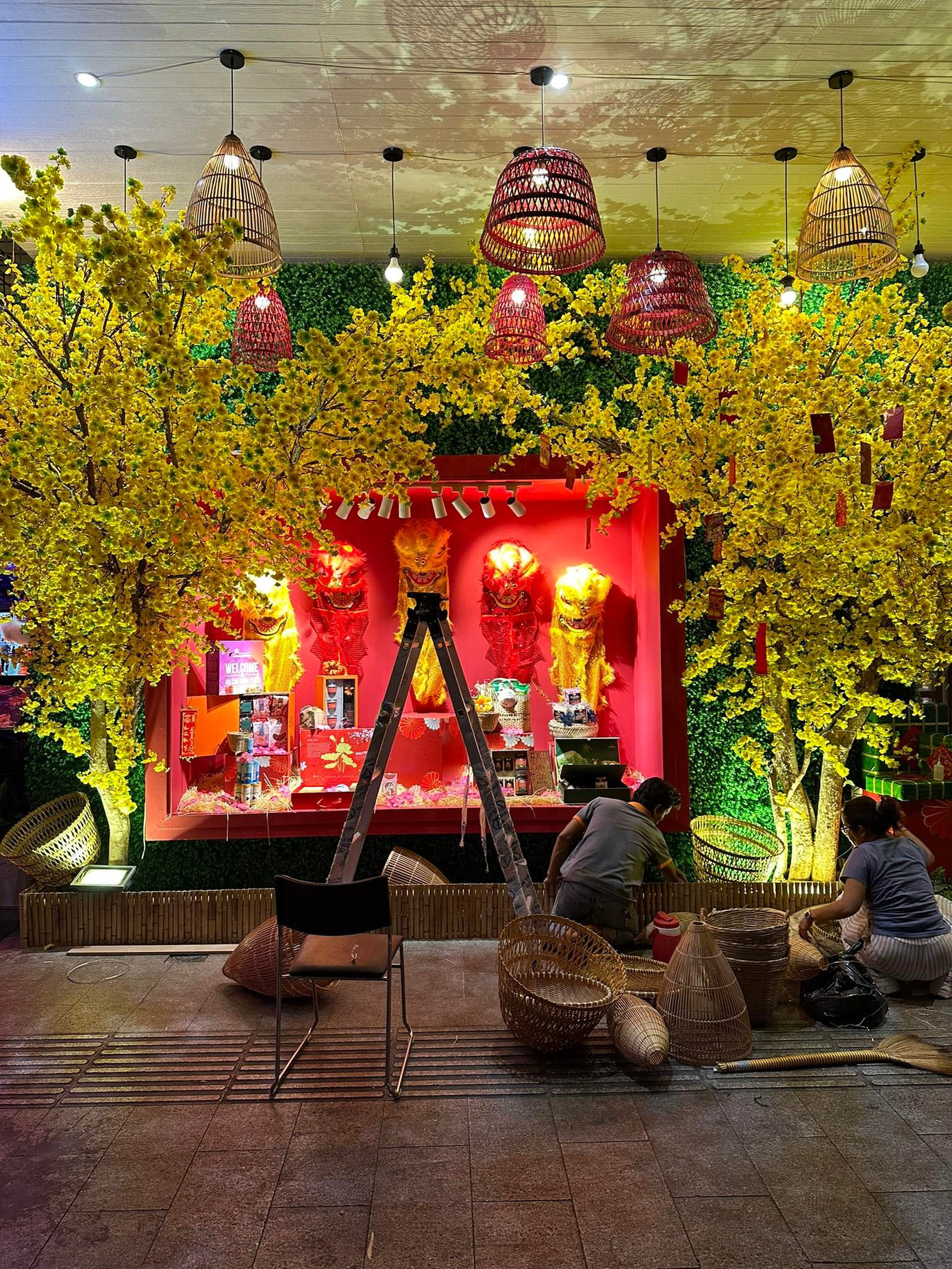 Thấy sắc đỏ, sắc vàng là thấy không khí Tết rồi!