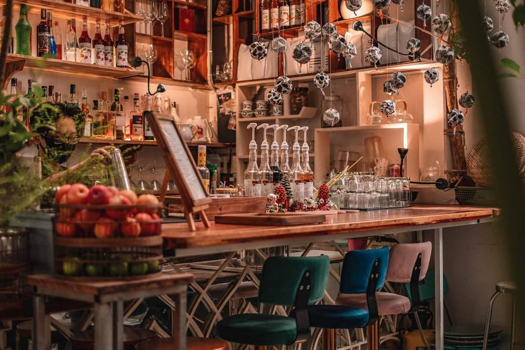 Quầy pha chế vô cùng “xịn xò”. (Ảnh: Ardreen Reguyal)