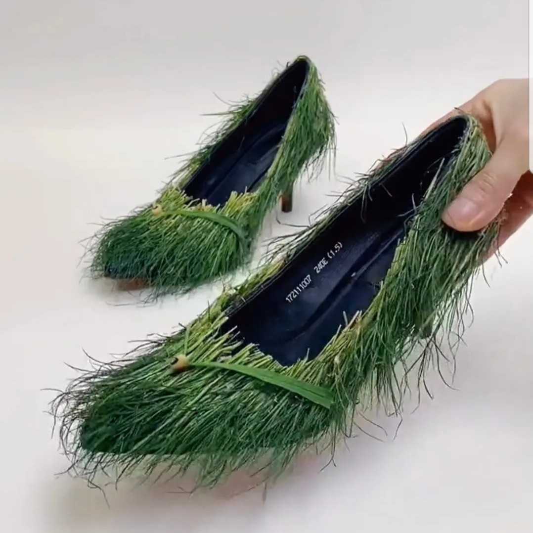 Không chỉ có quả mà cành cây, ngọn cỏ cũng trở thành cảm hứng của “nhà thiết kế”. (Ảnh: Weibo Việt Nam)