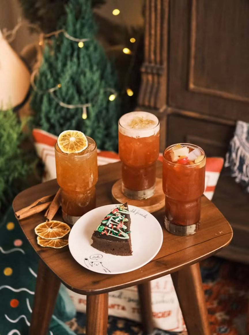 Thức uống được trang trí vô cùng bắt mắt. (Ảnh: FB The Seat Coffee)