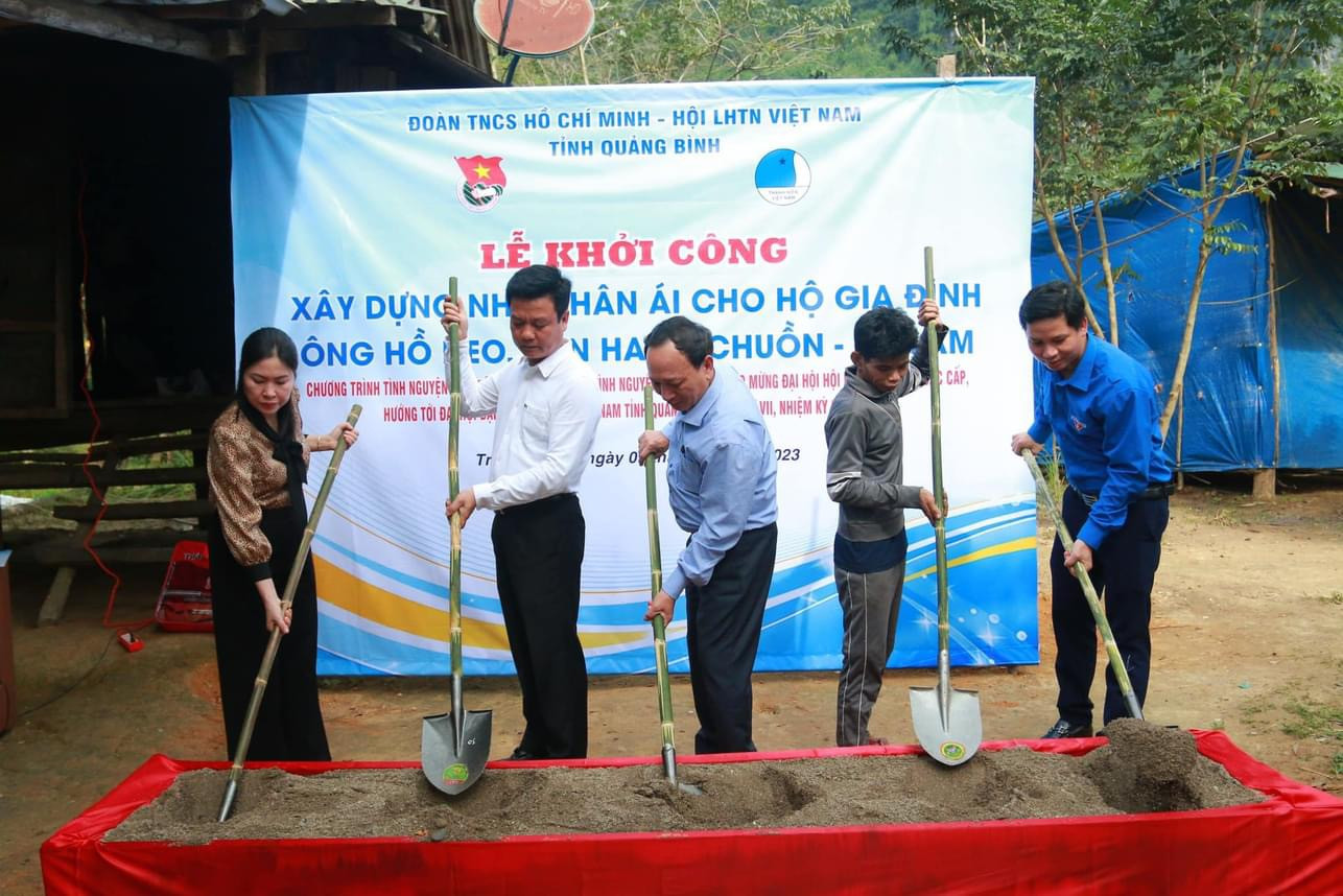 Tuổi trẻ Quảng Bình là một trong những lực lượng góp phần xoá rất nhiều nhà tạm, nhà dột nát cho người dân.